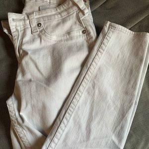True religion women 33x32 white curvy skinny